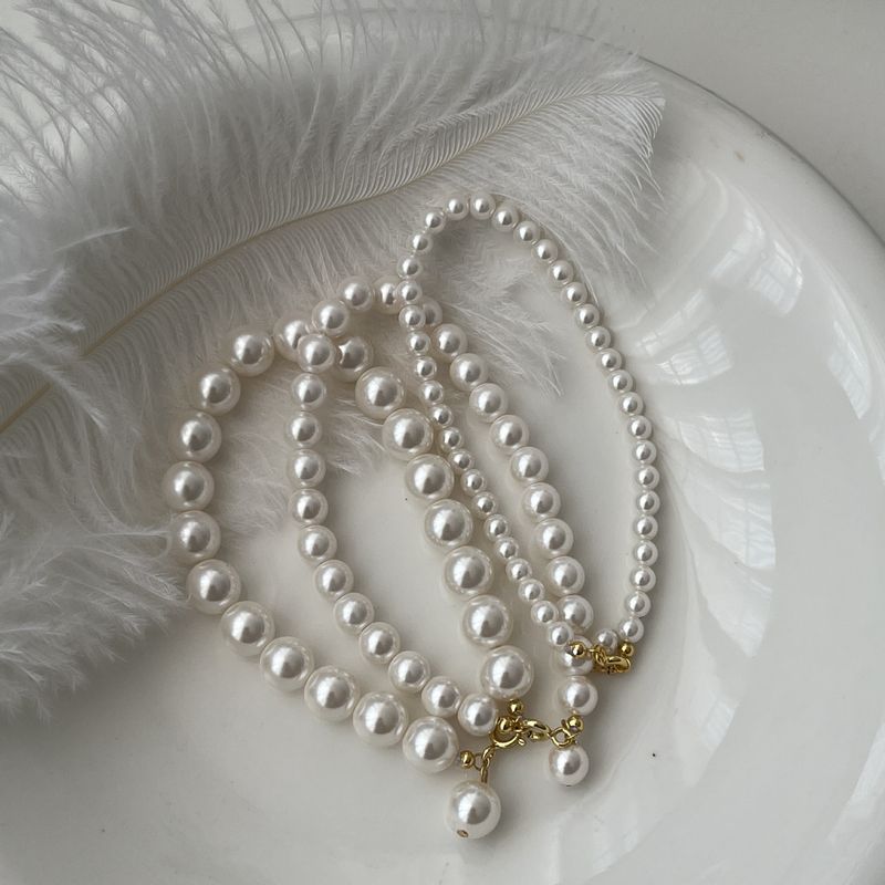 Forever Blogger säi selwechte Stil Shi Jia Pearl S Pure Sëlwer Liicht Luxus Nische Exquisite DIY Perlenarmband_voghion.com