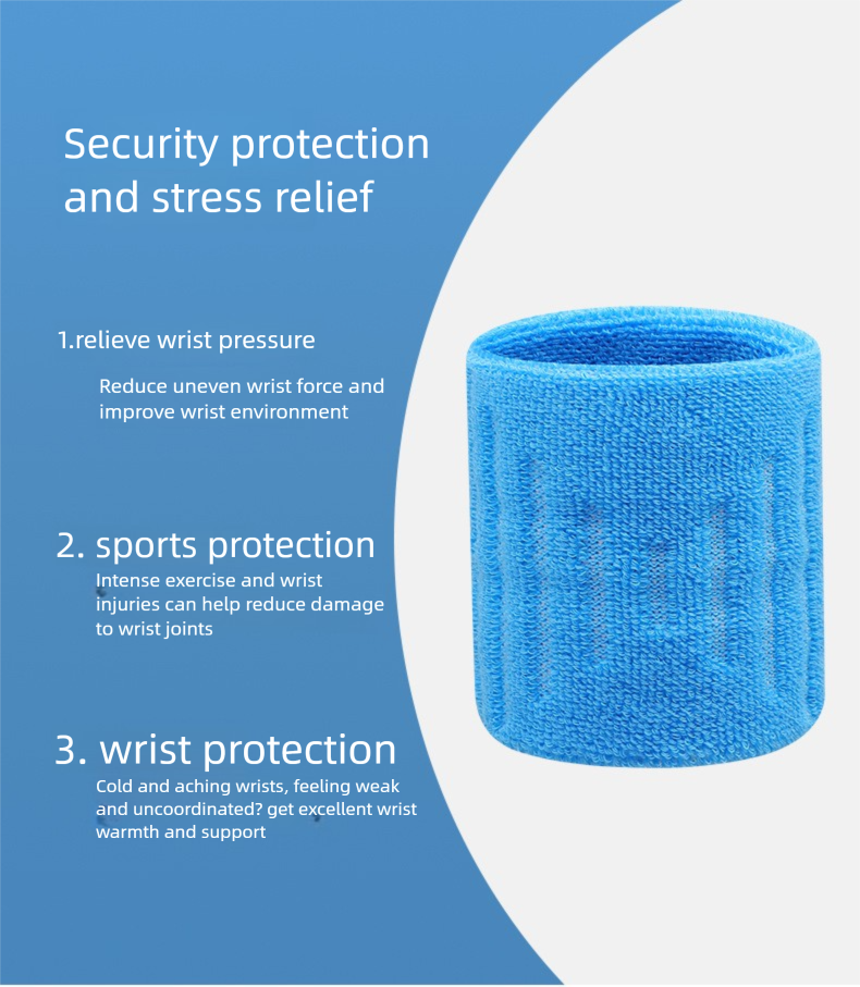 Fascia protettiva per le mani traspirante antisudore per uomo e donna, per sport da badminton transfrontalieri, colore: dopamina sottile_voghion.com