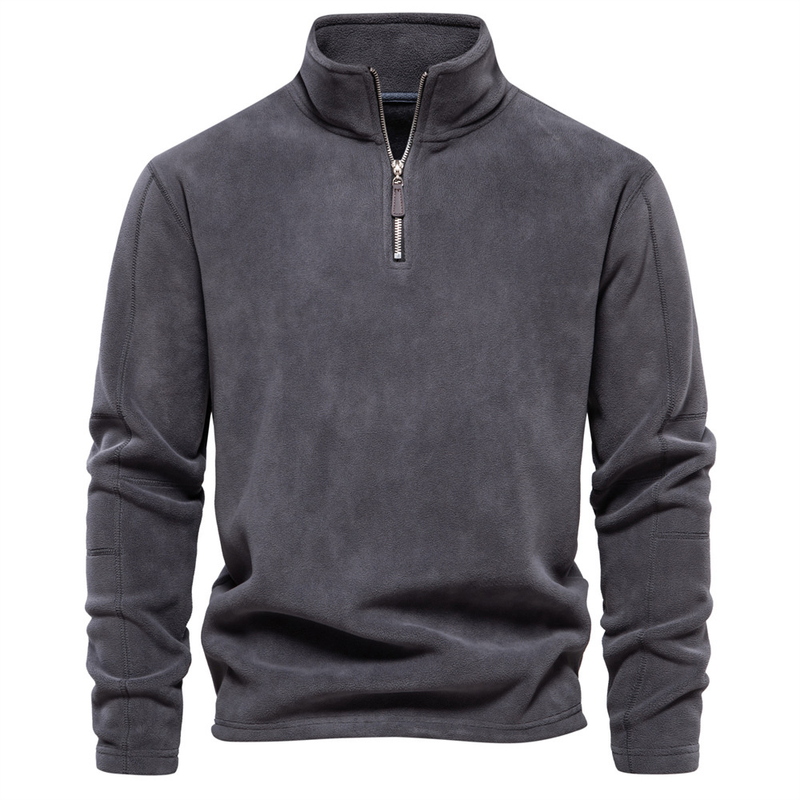 Autumn Winter New Half Zipper Long Sleeve Sweatshirt Trendy And Easiest For Match Men's Top_voghion.com