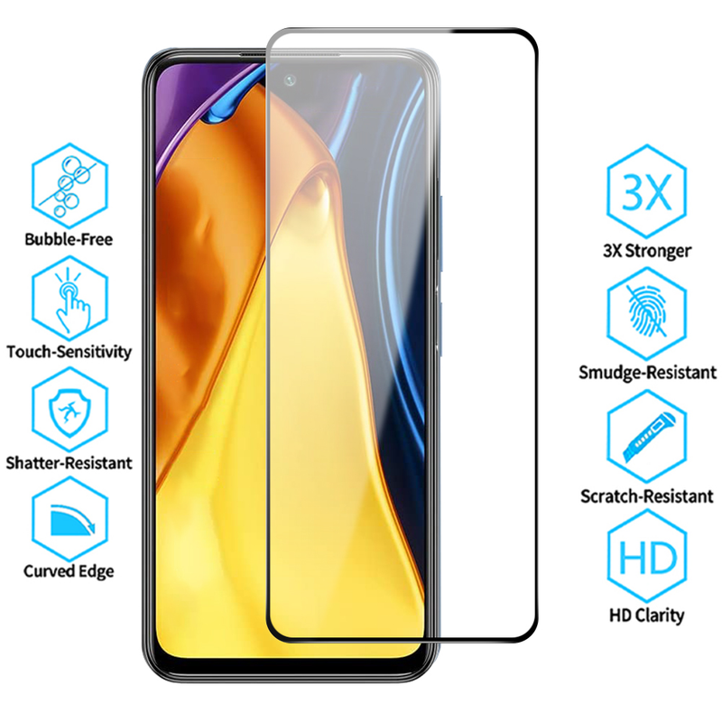 Für Xiaomi Poco X5 Pro 5G Glas Displayschutzfolie Für Xiaomi Poco X4 M4 M3 X3 Pro F3 F4 GT X3 NFC X3 Pro X5 Pro_voghion.com
