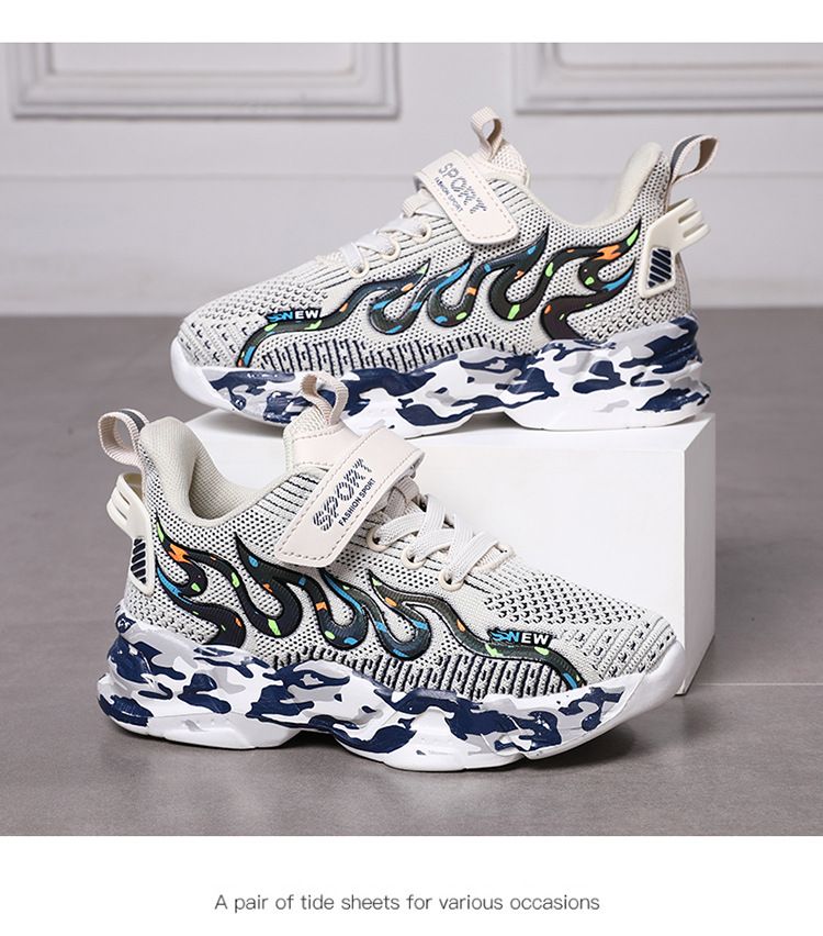 Scarpe da ginnastica per ragazzi, nuove scarpe da ginnastica Flame Fly Mesh Top, tutte abbinate, alla moda, per ragazzi_voghion.com