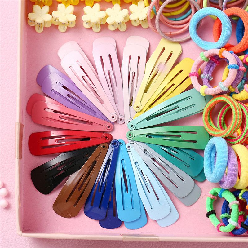 Set di accessori per bambini, set di elastici per forcine, 780 pezzi, set di copricapo semplice creativo europeo e americano_voghion.com