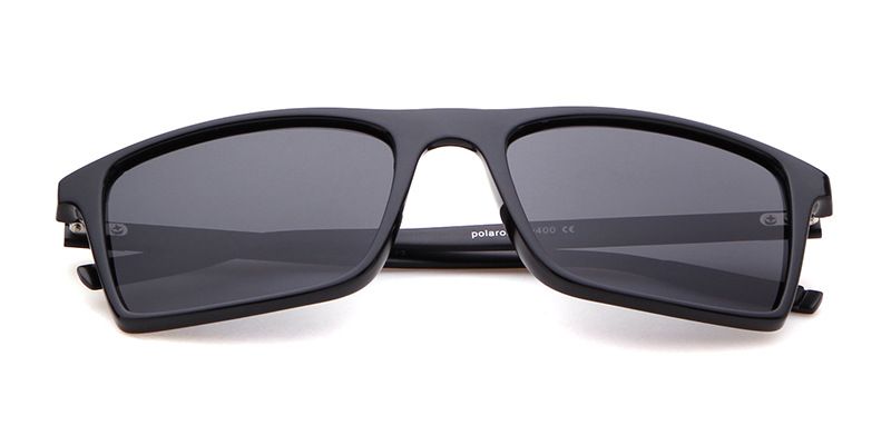 Polarized sunglasses men's senior sense of large frame show face small summer UV protection_voghion.com
