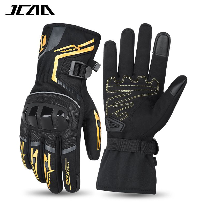 JCCA Winter-Motorradhandschuhe für Damen und Herren – wasserdicht, winddicht, fleecegefüttert, kältebeständig_voghion.com