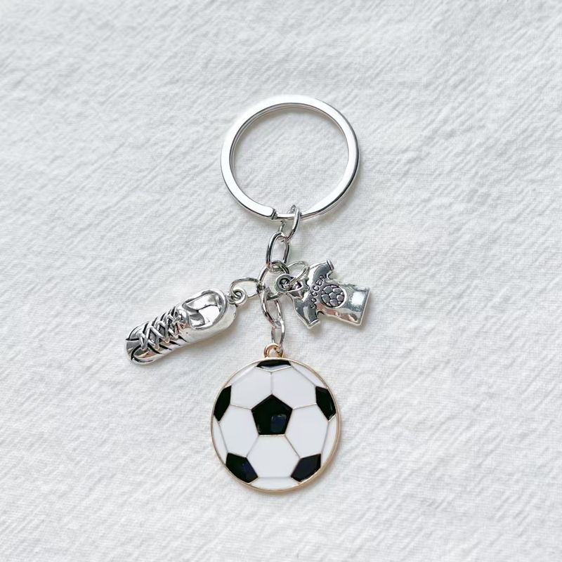 Portachiavi con ciondolo a forma di scarpe da calcio in lega da uomo, accessorio per zaino, regalo per tifosi_voghion.com