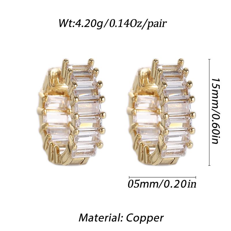 Gioielli e accessori semplici orecchini con micro zirconi intarsiati gioielli da donna di alta qualità da indossare ogni giorno regalo selezionato per la fidanzata_voghion.com