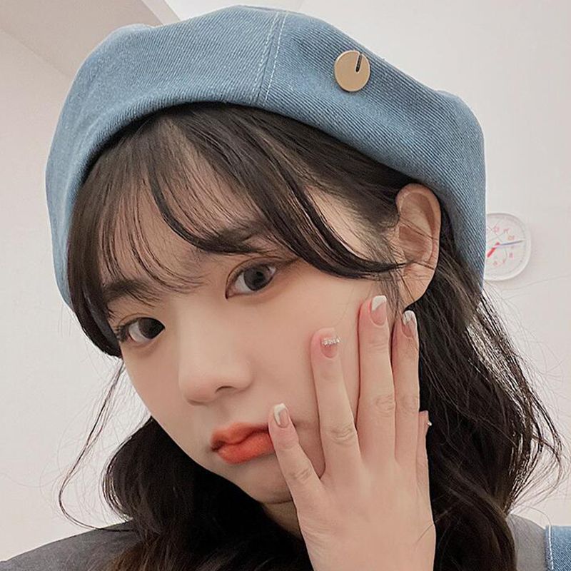 Hot Sale For Women Autumn Winter New Sweet Cool Light Woolen Hats Fashion British Artist Style Retro Versatile Berets Caps_voghion.com