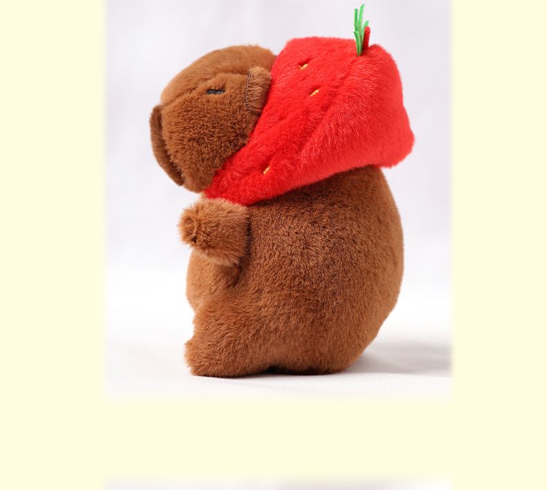 Capybara pendant capy guinea pig plush toy bag pendant doll rag doll capybara capybara doll_voghion.com
