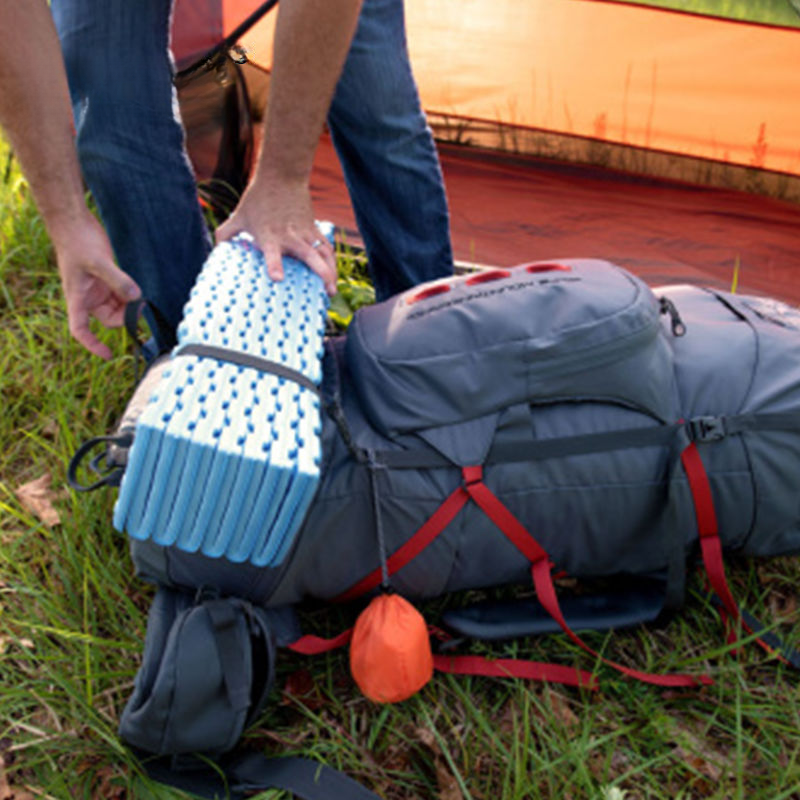 Nid d'œuf de couchage épais pour étudiant, tente de randonnée, tapis de camping en plein air, fente en nid d'abeille_voghion.com