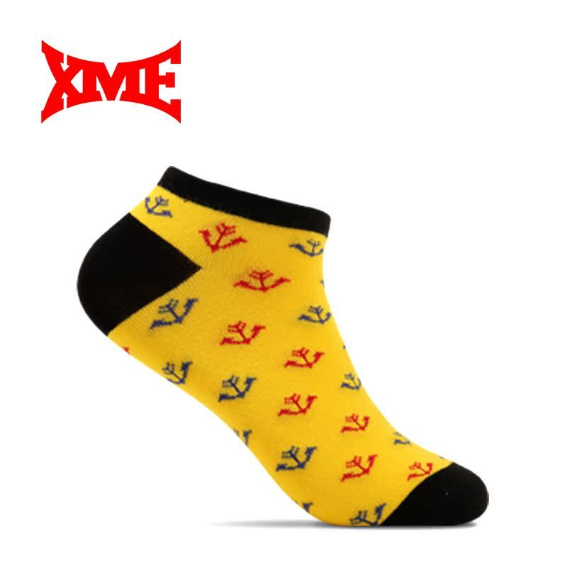Combed cotton jacquard fashionable low cut sports breathable gift men's short socks_voghion.com
