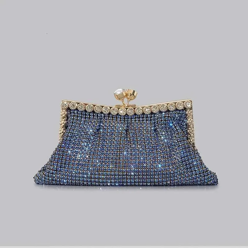Designer 2025 Fashion Rhinestone Clutch For Women Shinny Dias Evening Party Purses Bag_voghion.com