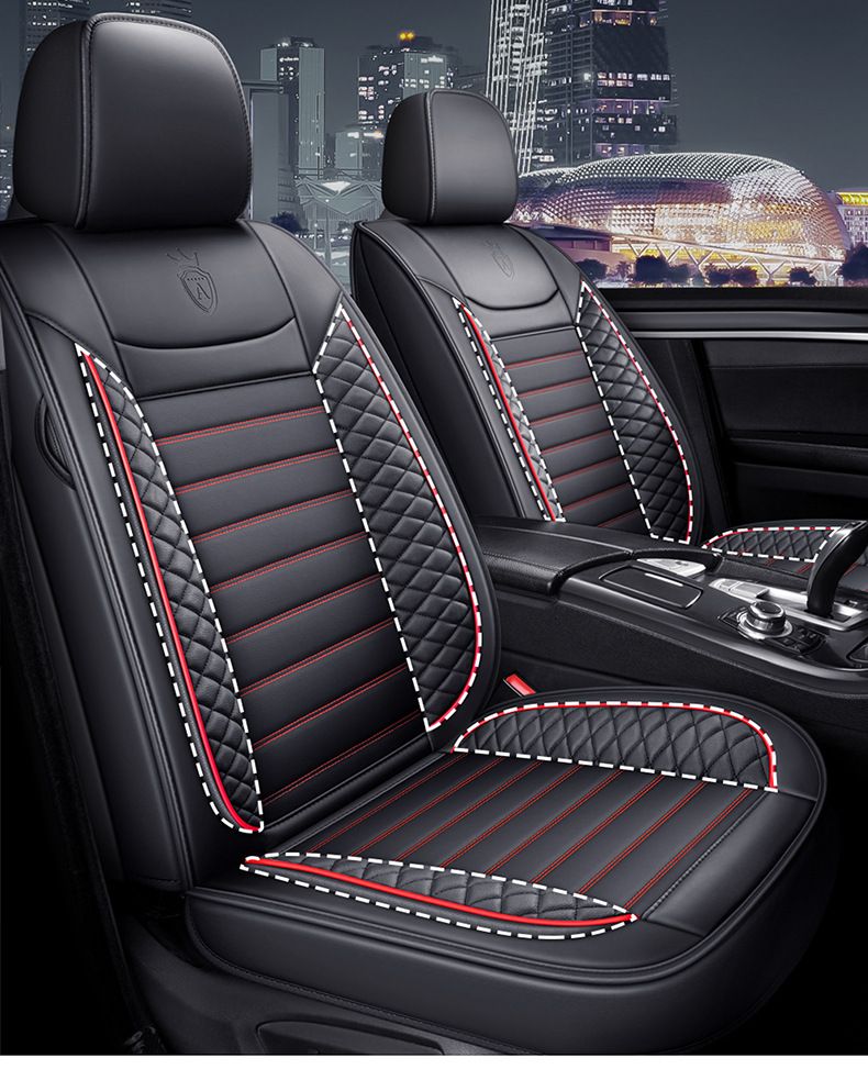Car seat cover four seasons general leather seat cover car seat cover cushion cover all surrounding seat cover seat cover_voghion.com