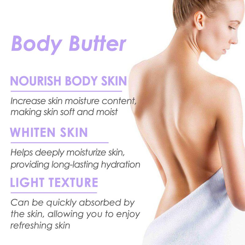 OUHOE Lavender Body Moisturizing Cream deeply and moisturizes the skin, improving rough body care_voghion.com