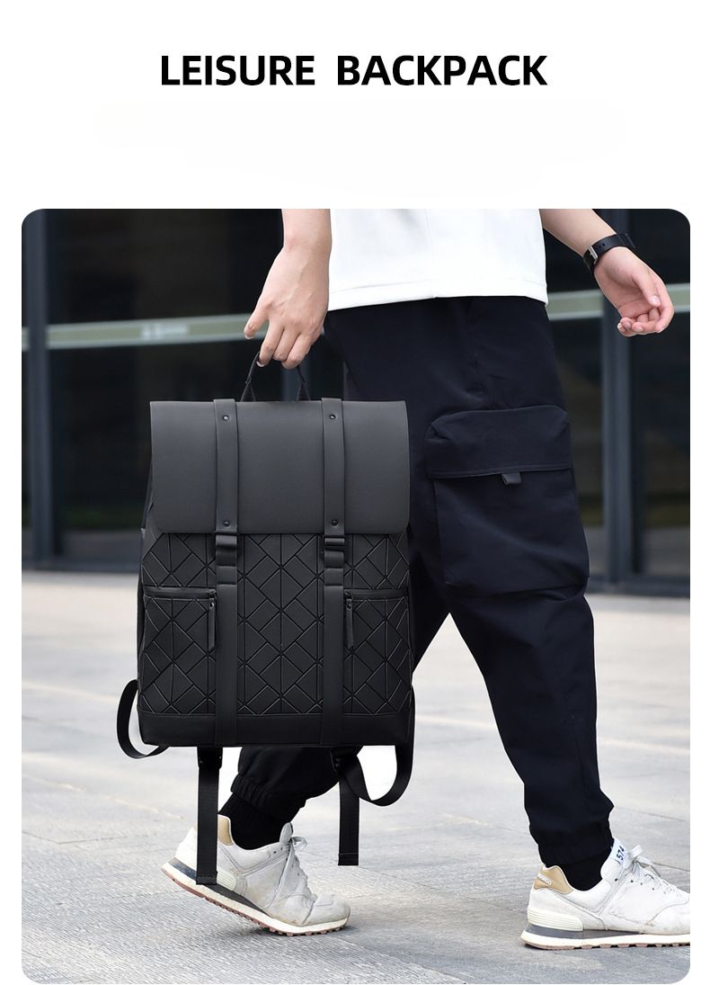 Neuer Diamant-Rucksack mit großer Kapazität, wasserdicht, für Herren, Pendler-Computertasche, modischer Rucksack, College-Tasche_voghion.com