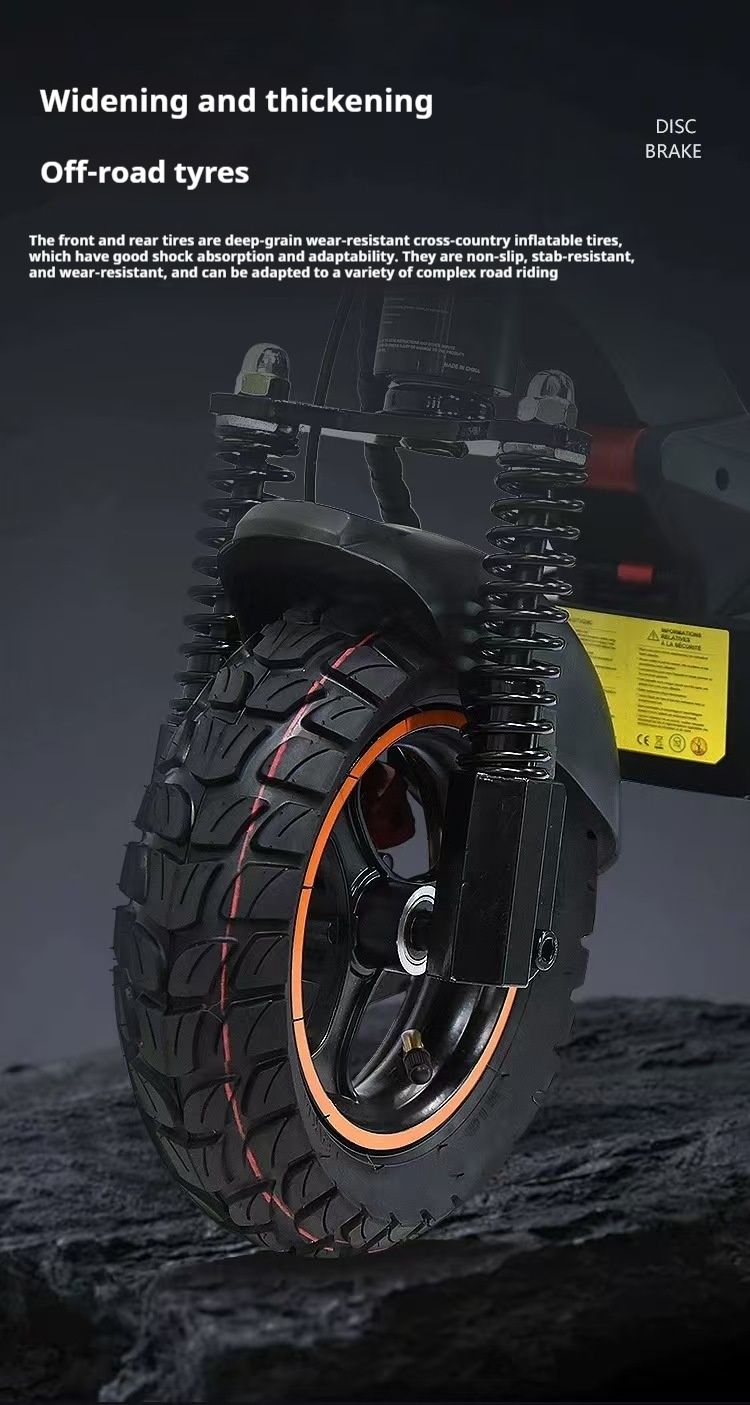 Elektrische MX14 Long Range Dubbele Schokdemper Scooter_voghion.com
