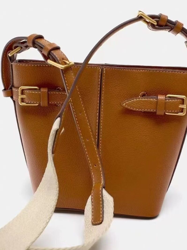 Borsa da donna di alta qualità, multifunzionale alla moda, borsa a tracolla, borsa a secchiello vintage_voghion.com