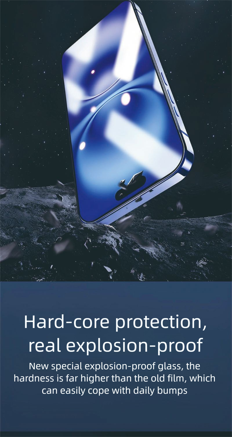 Hot Selling Suitable For IPhone 17 HD Tempered Glass Iphone 15 Pro/16 Series Transparent Matte Privacy Screen Protector_voghion.com
