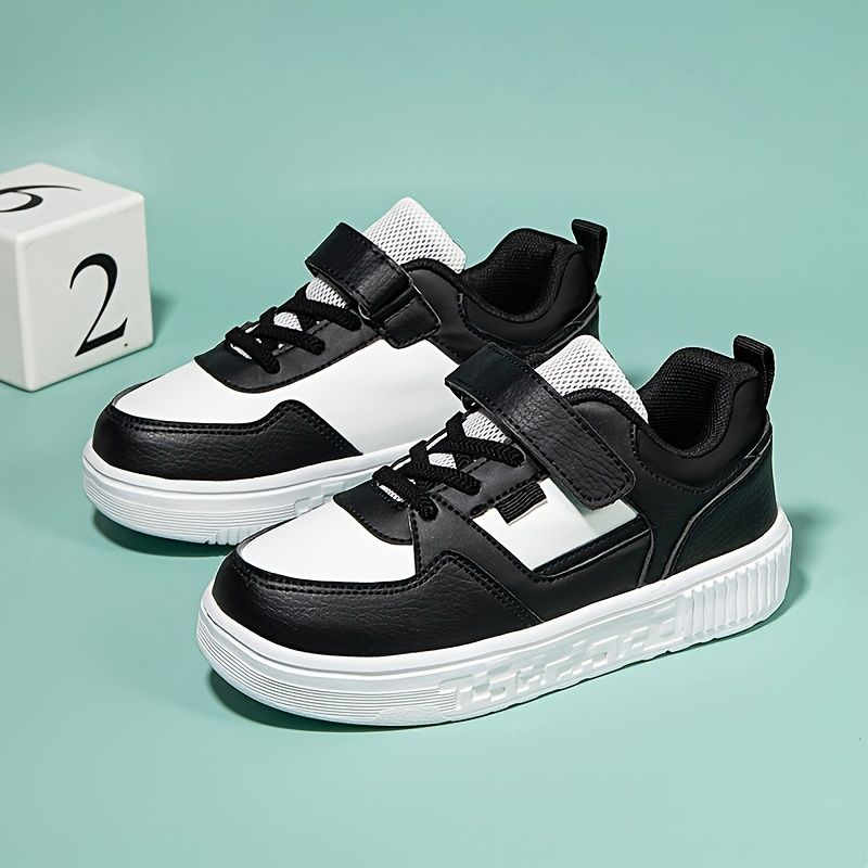 Lässige Low-Top-Skateboardschuhe für Jungen, bequeme, rutschfeste Sneakers für alle Jahreszeiten_voghion.com