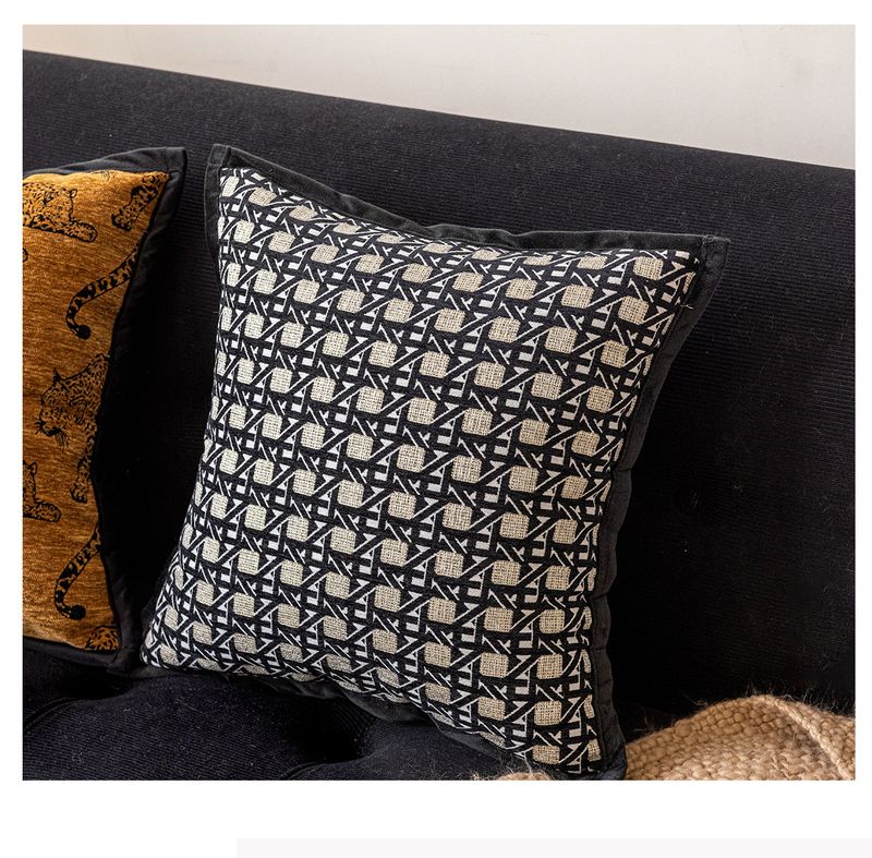 Mid-Century Modern Throw Pillow Covers - Vintage Boho Style For Sofa, Bed & Decor_voghion.com