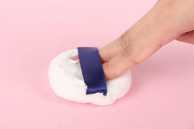Ομορφιά & Υγεία Ιαπωνική σκόνη Flocking Puff Loose Powder Powder Puff Μαλακή στρογγυλή βελούδινη πούδρα μακιγιάζ διπλής όψης Flock μπορεί να πλυθεί_voghion.com