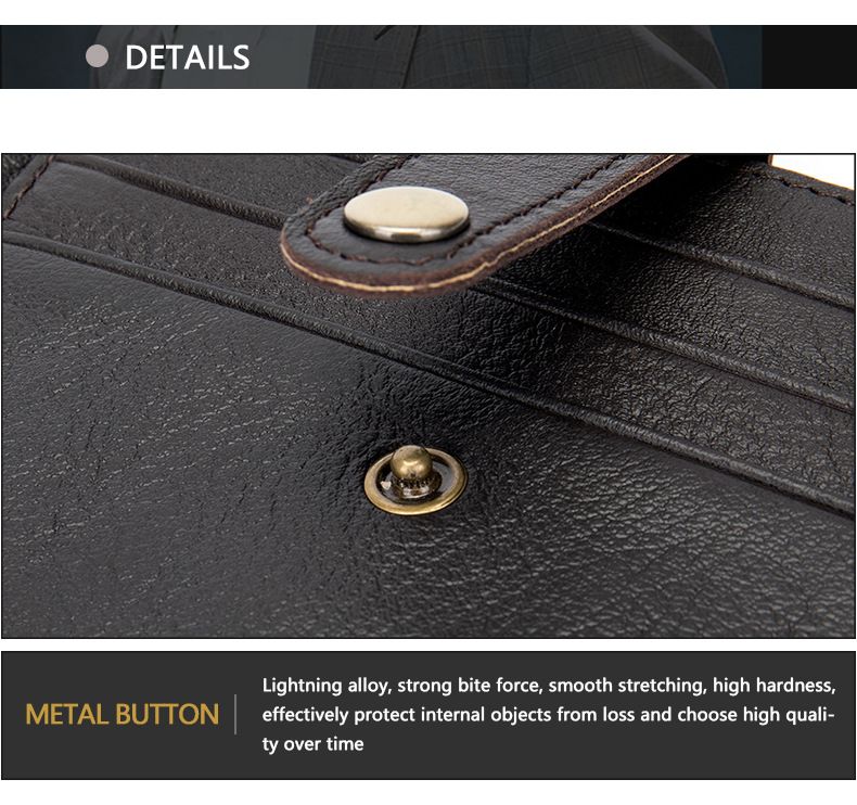 Genuine Leather Card Holder Casual Men's Multi Card Holder Thin Small Card Holder Bus Card Holder Card Holder_voghion.com