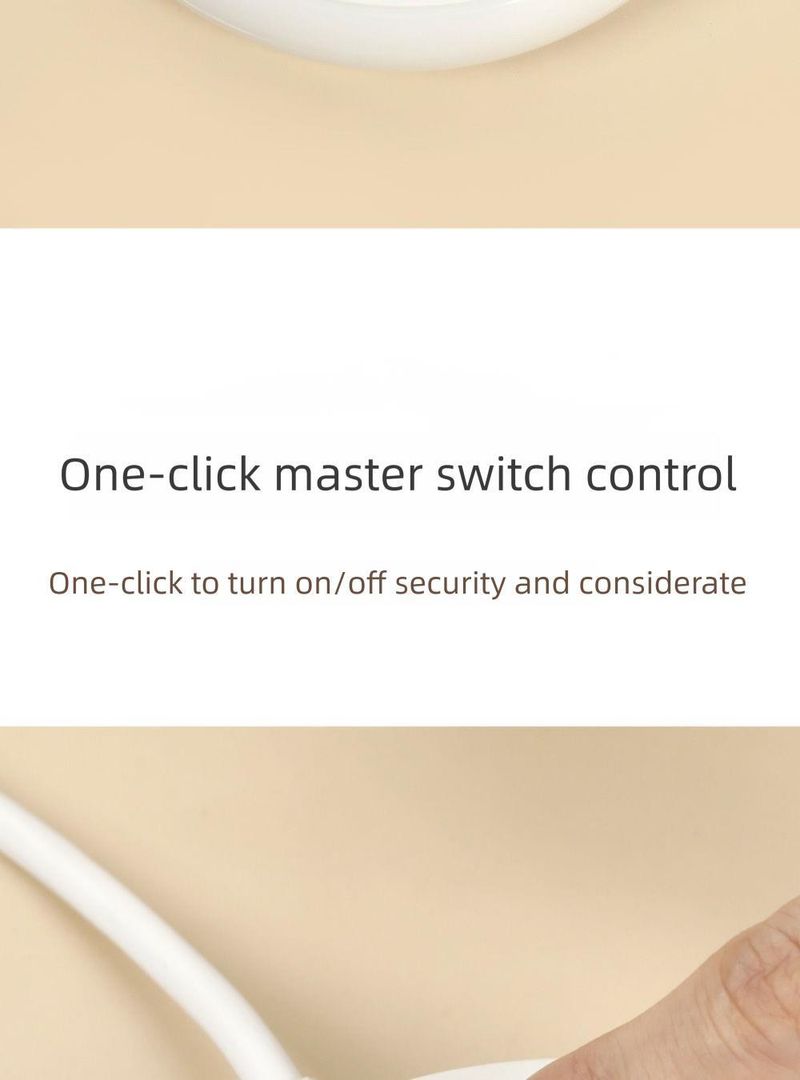 Long Line Bluetooth Speaker Socket Converter Multi-Functional Dormitory Power One-to-Many Outlet Strip With USB Charging_voghion.com