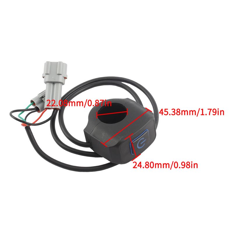Waterproof Multi-Function Power Switch Lock For Light Bee Surron Electric Motorcycle Handlebar Grip - Universal Fit For Off-Road Bikes_voghion.com