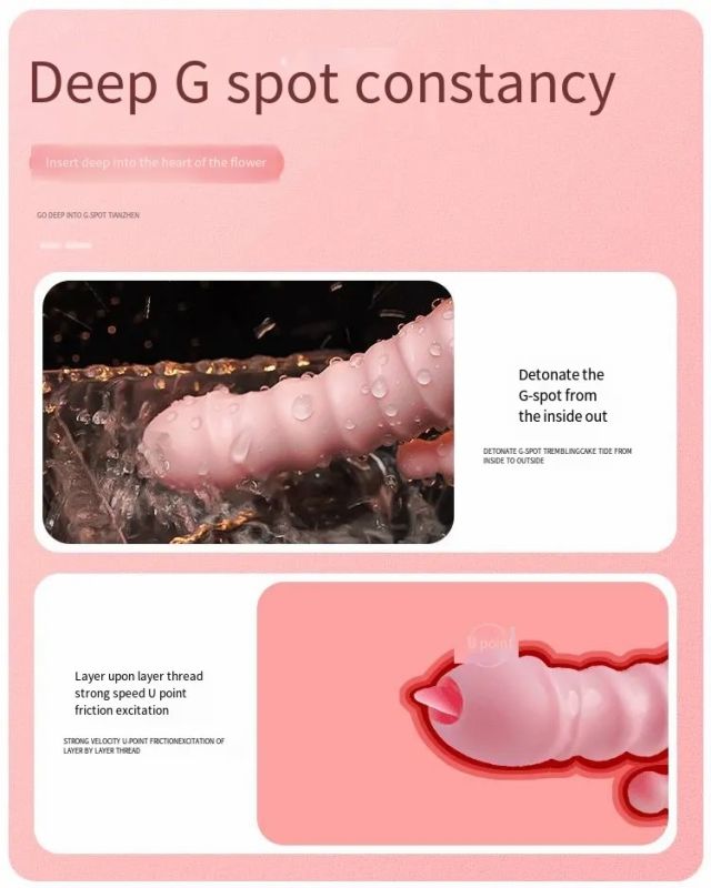 Vibromasseur lapin 3 en 1, gode, léchage de langue, jouets sexuels anaux_voghion.com