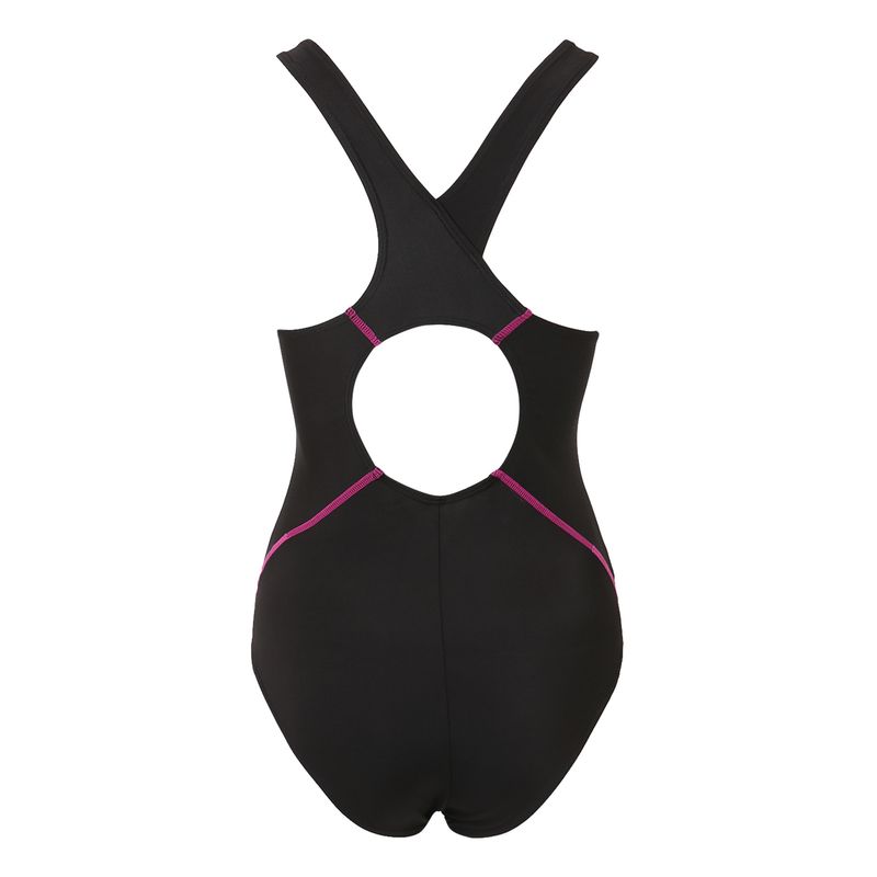 Nuevo traje de baño de competición europeo y americano para mujer. Bañador deportivo de una pieza ajustado con estampado de rayas._voghion.com