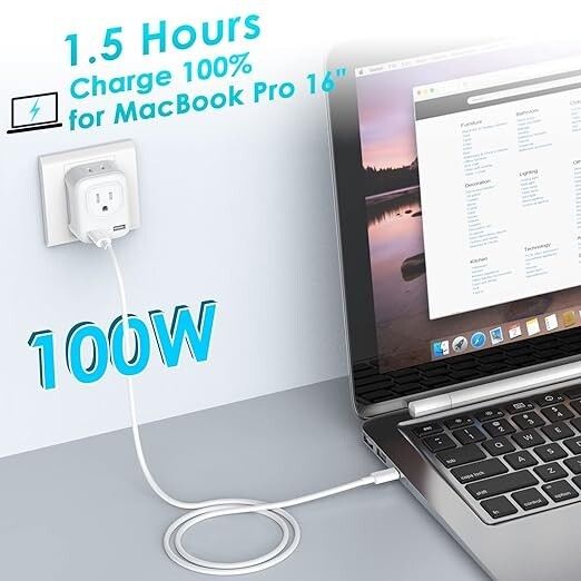 Original USB C Ladekabel Schnellladung für Samsung/Apple Handys_voghion.com