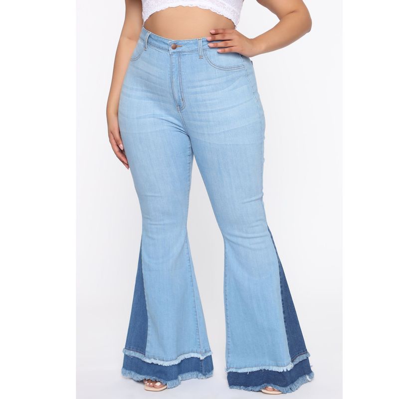 Pantalon évasé extensible à jambes larges pour femmes, vêtements à la mode, couleur assortie, coupe slim_voghion.com