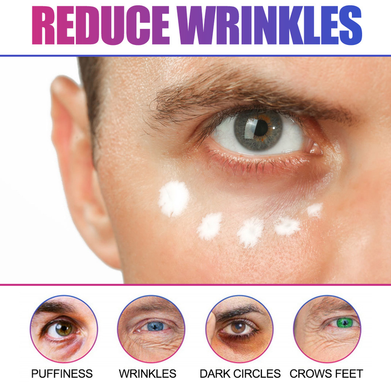 Crema hidratantă Men's Eye Beautiful Cream ridică, strânge, luminează liniile fine din jurul ochilor, previne ridurile._voghion.com