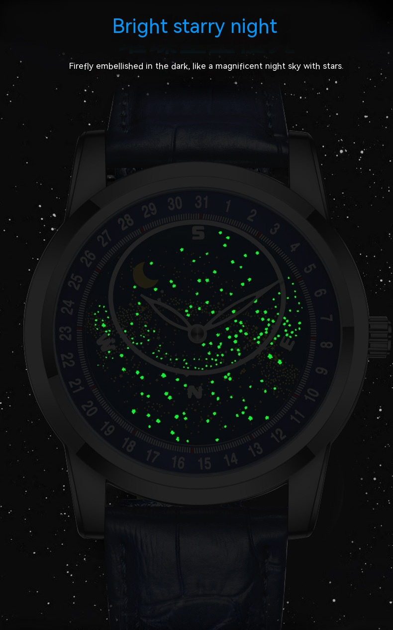 2023 Nou ceas de brand Starry Sky Disk, vânzare fierbinte, ceas mecanic complet automat pentru bărbați, impermeabil, luminos, ceas pentru bărbați_voghion.com