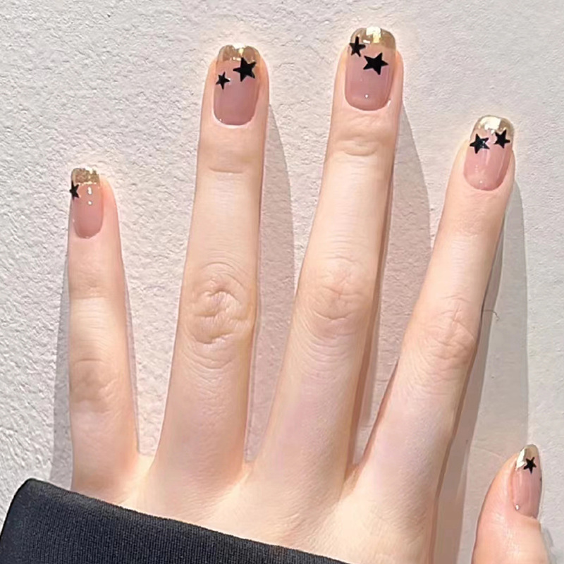 Französisch 24Pcs Nude Falsche Nägel Volle Abdeckung Abnehmbare Künstliche Gefälschte Nägel Ballerina Drücken auf Nägel Tipps Ful s s_voghion.com