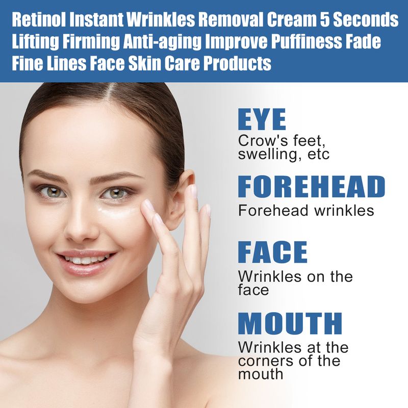 West&Month 5 Seconds Retinol Cream To Reduce Fine Lines Under Eyes Hydrating Moisturizing Cream To Soften Skin_voghion.com