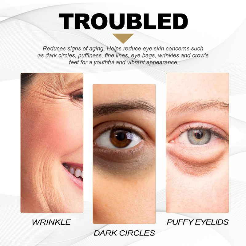 Creme Lifting para os Olhos EELHOE Hidrata a Pele ao Redor dos Olhos, Clareia Linhas Finas, Bolsas e Olheiras_voghion.com