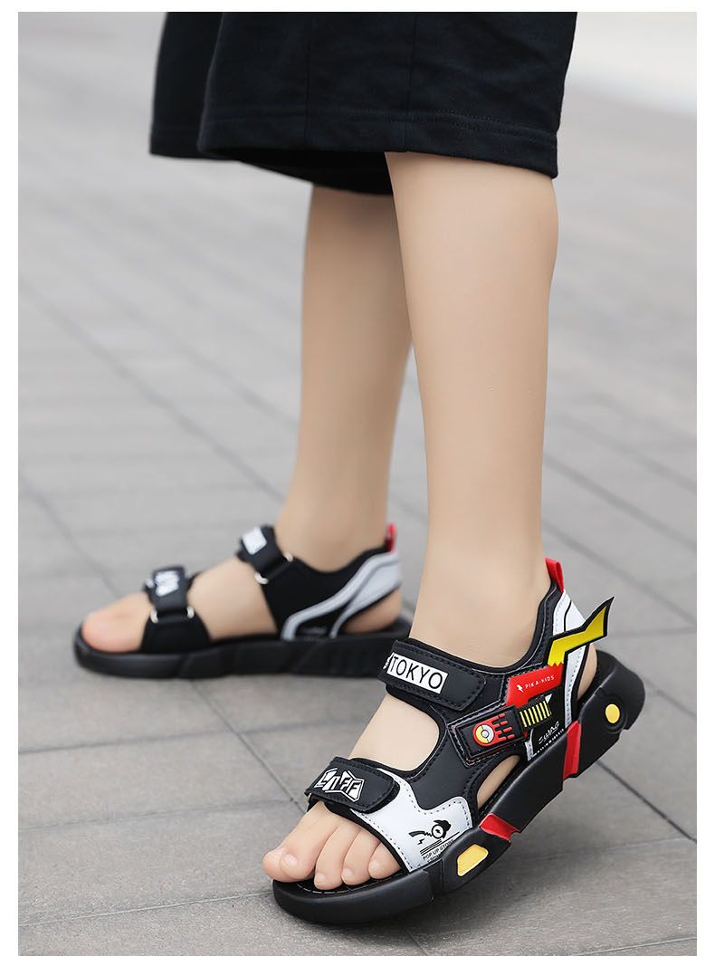 Sandali per bambini con suola morbida antiscivolo leggeri per studenti delle scuole elementari, bambini di età media e grande, ragazzi, scarpe per bambini_voghion.com