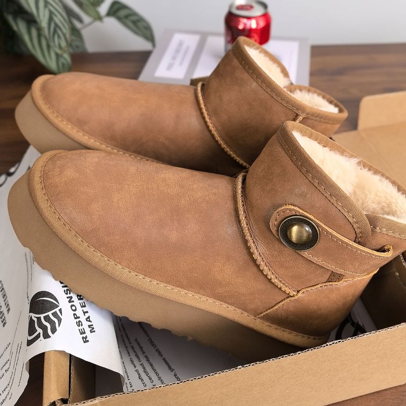 Women Classical Ultra Mini Platform Boots Designer Snow Boot Tazz Slippers Tasman Fur Slides Suede Wool Slip-on Winter Warm Shoes Luxury Ankle Booties_voghion.com
