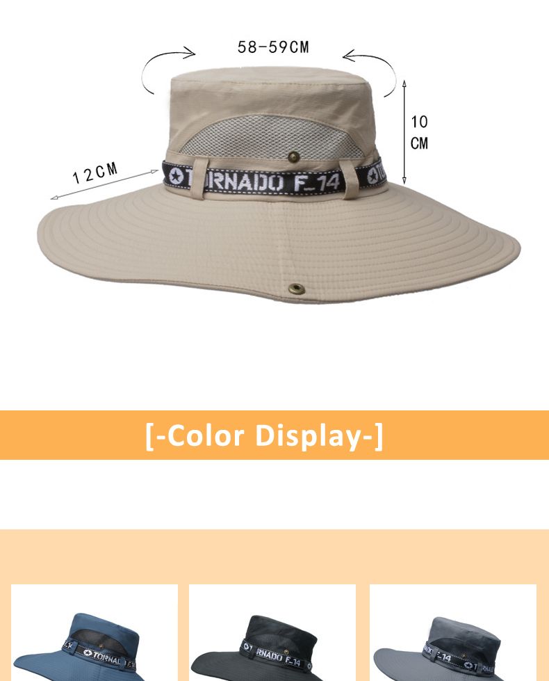 Heißer Verkauf Neue Boonie Männer Anti-Uv Sonnenhüte Outdoor Angeln Kappe Mode Große Krempe Kappen frauen Sommer Männlichen Eimer Hut Sombrero Gorros_voghion.com