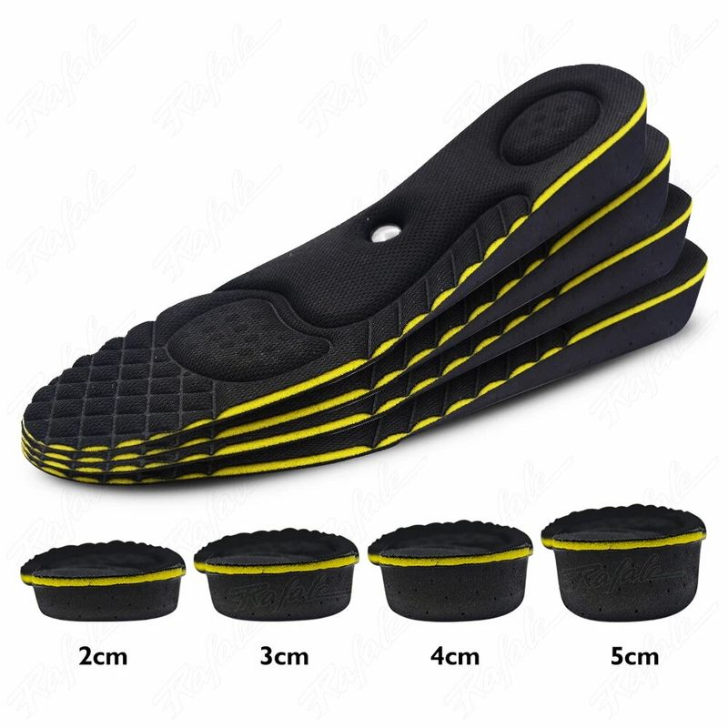Increae Inole Cuhion 2-5cm Magnet Maage Inviible Height Lift Adjutable Cut Shoe Heel Inert Taller Support_voghion.com