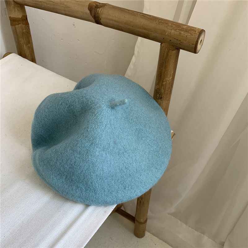 Neuheiten Elegante Wolle Künstler Maler Neue Winter Klassische Heiße Frauen Mädchen Weibliche Verdickte Woll Französisch Hut Baskenmütze Kappe Gorros_voghion.com