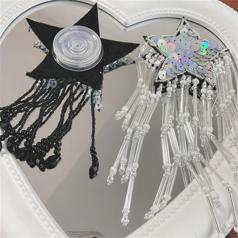 Universale Glitter Bling Nappe Star Crystal Phone Grip Tok Griptok Supporto per iPhone 14 13 Accessori Supporto per telefono_voghion.com