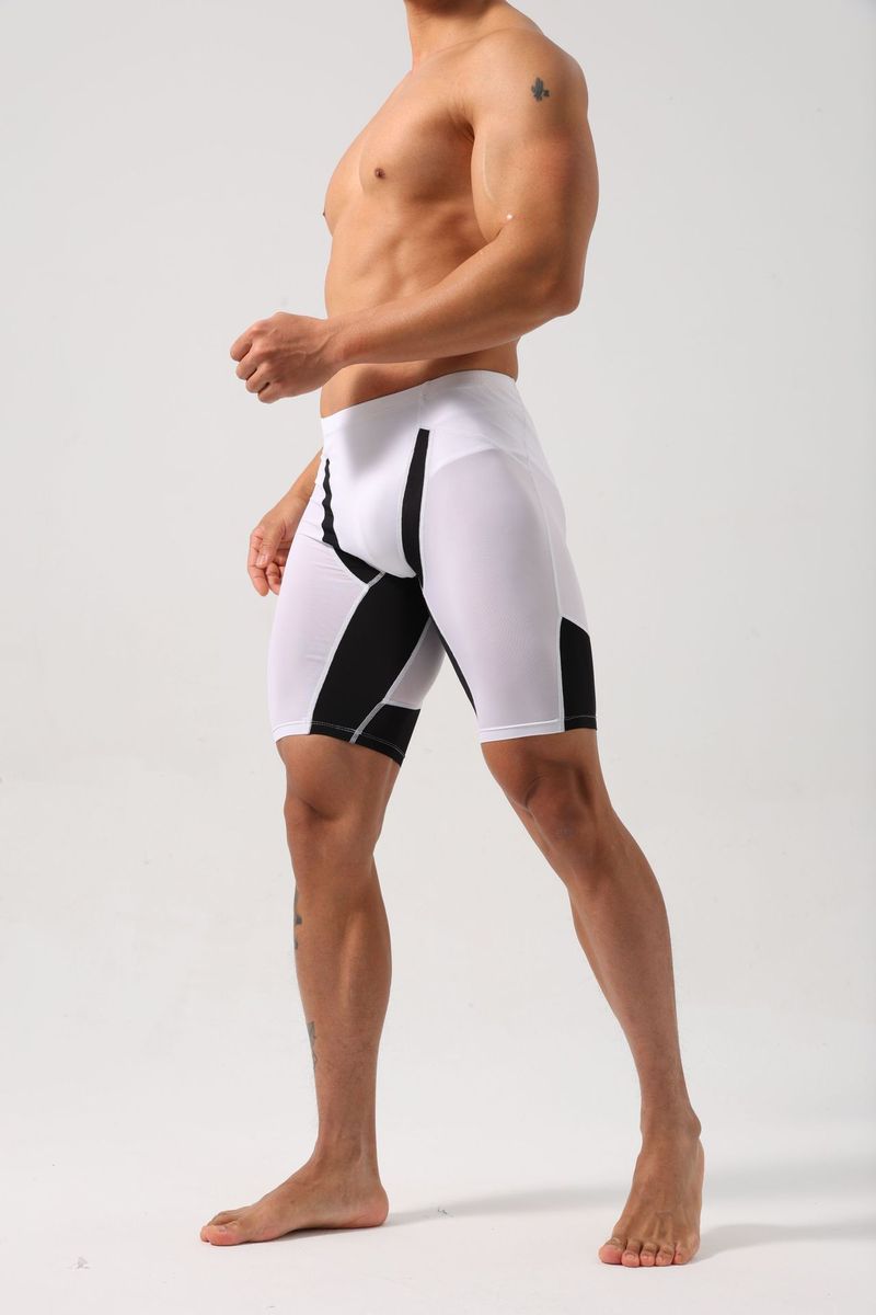 Abbigliamento da uomo, collant fitness color carne, comodi e super elasticizzati_voghion.com