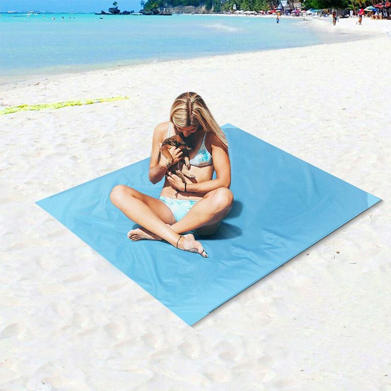 Pocket blanket picnic mat Lightweight sand mat mini folding beach mat Moisture mat for outdoor camping_voghion.com