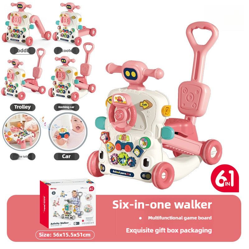 Andador multifuncional para bebés, mesa de aprendizaje variable, muy popular._voghion.com