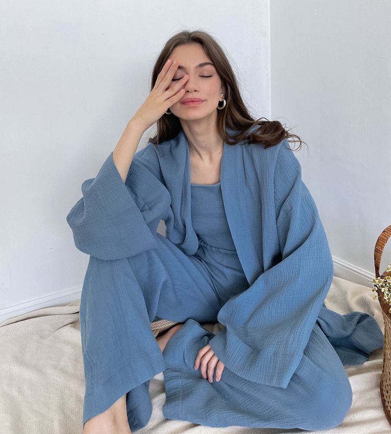 Damesbroekpak in effen kleur_voghion.com
