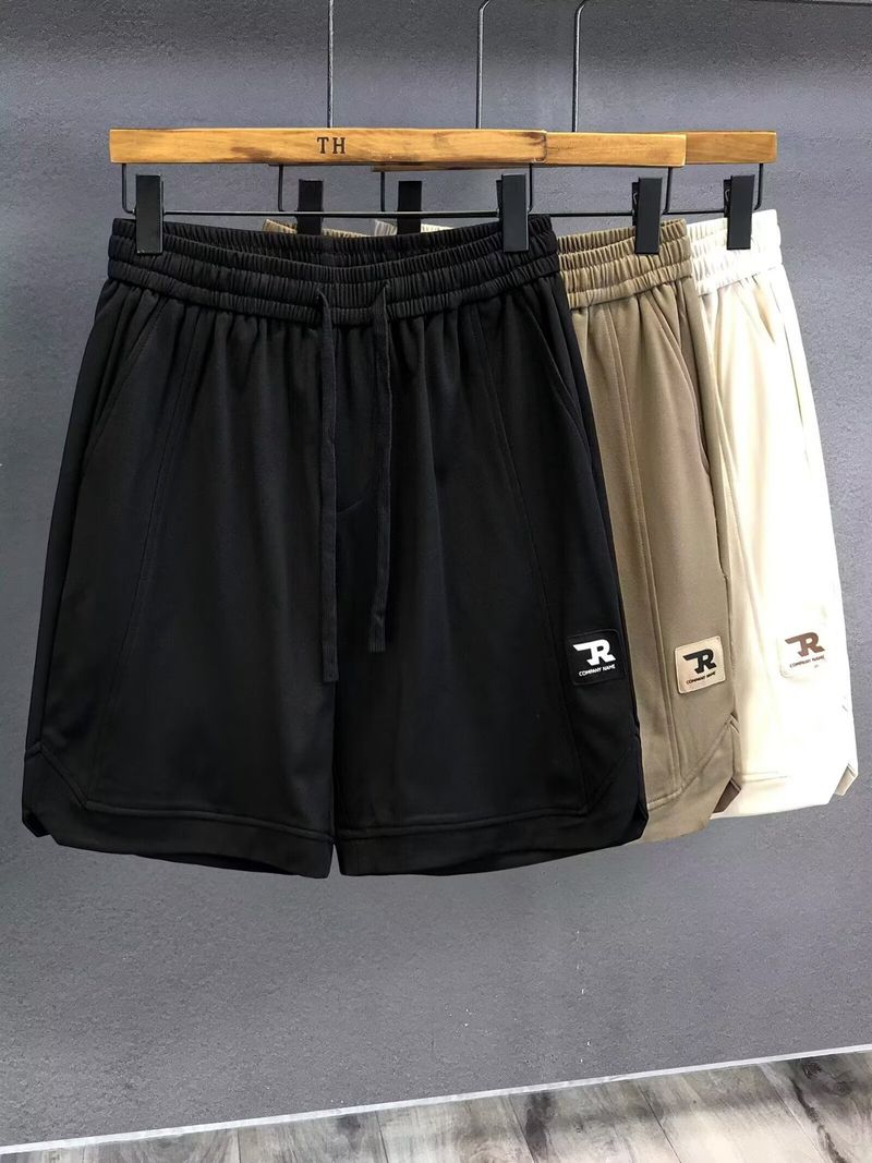 "Men's Comfortable Loungewear Shorts Soft Polyester Casual Summer Shorts With Drawstring Pockets Lightweight Breathable Streetwear For Teens Adults_voghion.com
