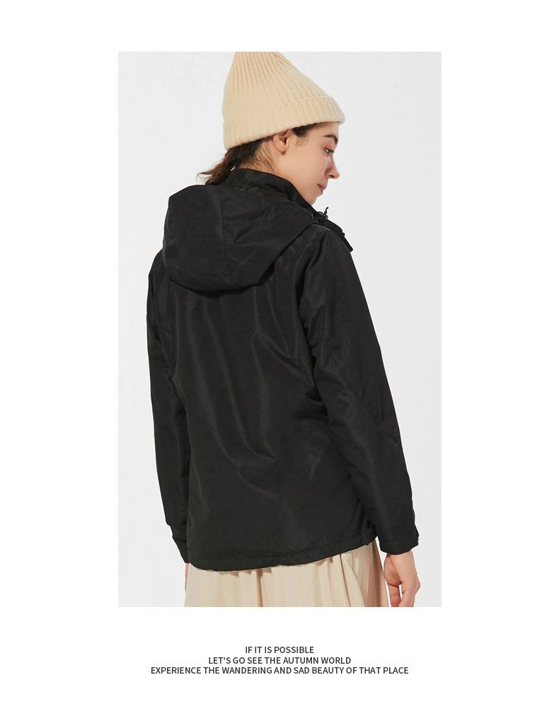 Giacca impermeabile e antivento 3 in 1: fodera in pile staccabile, cappotto invernale unisex con cappuccio (6 taglie, 3 colori)_voghion.com