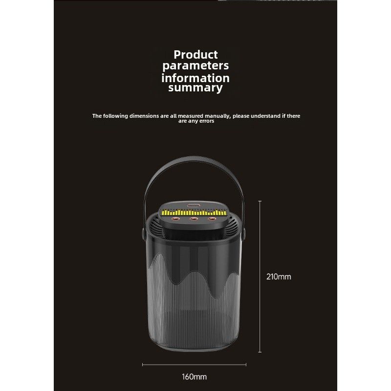 Humidificateur RYYD à 3 buses - Hydratation intelligente | Lumière/Son | Chambre_voghion.com