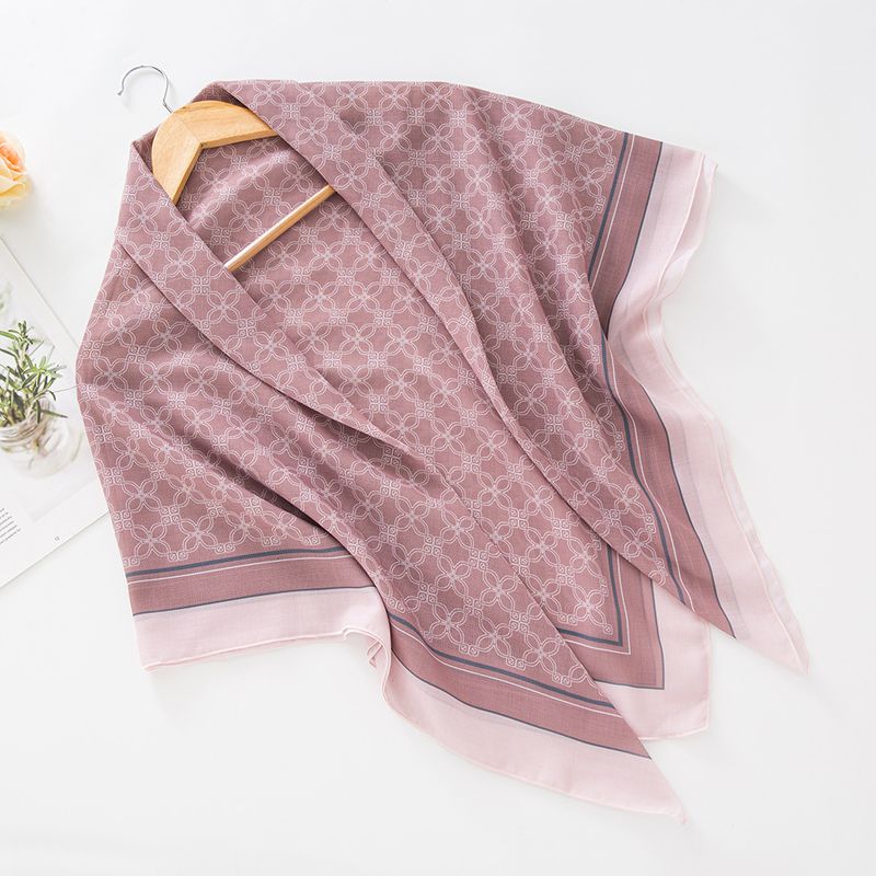 New Malaysian Indonesian Muslim Hot Selling With Versatile Lines, Simple Patterns, Right Angle Rolled Edges, Bali Yarn Square_voghion.com